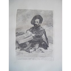 FRANCISCO DE GOYA 'Un enano' Copia de Velazquez