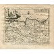 Nouvelle carte de BISCAYE avec les grands chemins grabado por P. Van der Aa (Alvarez de Colmenar)