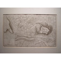 España.  Cataluña. Lérida. «Plano de Lérida» Alexandre Laborde (1810-11)