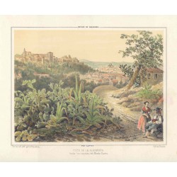 España. Andalucía. Granada. «Vista de la Alhambra».