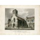 Inglaterra. St. Nicholas  Church and the Abbey Gateway grabado por J.C. Smith