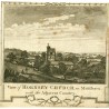View of Hornsey Church in Middlesex grabado publicado por Alex Hogg en 1780