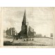 Inglaterra. Kenilworth Church grabado por T. Cook en 1787