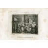 Rake's Progress grabado por Thomas Cook sobre obra de William Hogarth