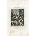 Cruelty in Perfection grabado invertido por  D.B.Pyet  en 1837copia de William Hogarth.