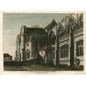 The Priory of Christ Church , Twynham, Hants grabado por Sparrow en 1784