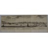 Vue sur la ville et le port de Barcelone. Pieter van der Aa, 1715