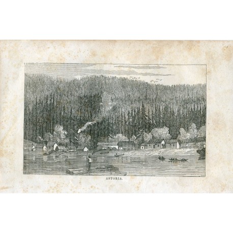 Astoria grabado antiguo