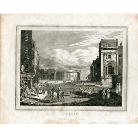 Irlanda.Dublin published by Thomas Kellay en 1816