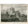 Little Malvern Church gravée par Stewart&Burnet d'après un dessin de Mme Lathbury