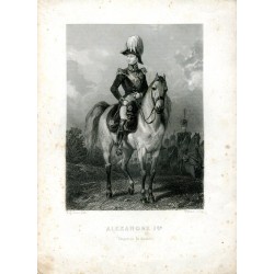 Alexandre 1er grabado por Waltener, pintó Eugenio Lami.