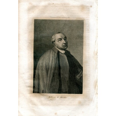 Ambrosio de Morales grabado porAntonio Roca Sallent en 1864