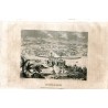 La ville de Mexico gravée par P. Alabern et éditée par J.Vazquez à La Havane en 1864