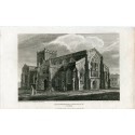 Attleborough Church grabado por T. Bonnor de un dibujo de F. Mackenzie