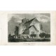 Waltham Abbey Church grabado por W. Woolnorth de un dibujo de G. Shepherd