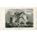 Waltham Abbey Church grabado por W. Woolnorth de un dibujo de G. Shepherd