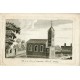 The N.W. view of Willien Church Bucks grabado por W.P. en 1792