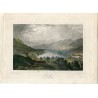 Escocia. Pertshire. Loch Earn  grabado por Joseph Swan 1830