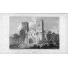 Angleterre. Église Saint-Germain de Cornouailles gravée par J. Storer,