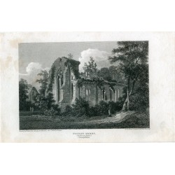 Inglaterra. Netley Abey North East Aspect Hampshire grabado por W.Cooke