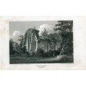 Inglaterra. Netley Abey North East Aspect Hampshire grabado por W.Cooke