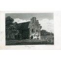 Kent. Tunbridge Priory grabado por J. Greig. Dibujó E. Dayes