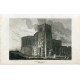 Tutbury Church Staffortshire grabado por White. Dibujó Carter.