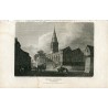 Truro Church Cornwall gravée par J. Smith en 1802. Drew par J. Britton