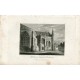 S.E.End Hereford Cathedral grabado publicado en 1815