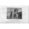 N.W. New Hereford Cathedral grabado publicado en 1815