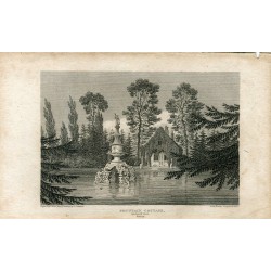 Fountein Cottage Camberwell Grove Surrey grabado en 1811 por J. Storer.