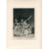 S'il se lève, nous partons. Gravure numéro 71 de l'édition Los Caprichos 1970. Chalcographie nationale.