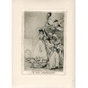 Elles sont déjà plumées Gravure numéro 20 de l'édition Caprichos 1970. Intaille nationale.