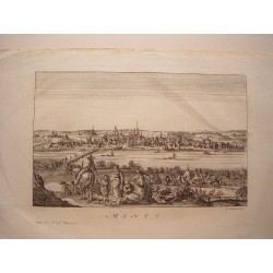 «Mentz» Grabó el artista inglés, nacido en Londres, Francis Garden.