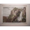 España. Cataluña. Barcelona. Vista de la Cascada de Sn. Miguel Delfay. Alexandre Laborde (1810-11).