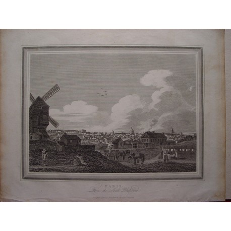 Francia. París. «From the South Boulevard» Published by Thomas Kelly Paternoster Row 1816.