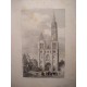 Francia. «Cahtedrale de Senlis». Dib. Nicolas Chapuy (París,1790-1858).Lit. Godefroy Engelmann (Mulhouse,1788-1839)