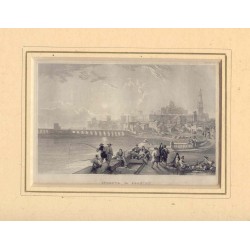 España. Andalucía  «Vista de Córdoba con personajes»