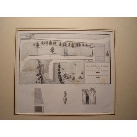 España. Valencia. «Plano de la Ninfea de Lyria» Alexandre Laborde (1810-11).