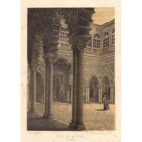 España. Andalucía. Sevilla. «Patio del Alcázar»