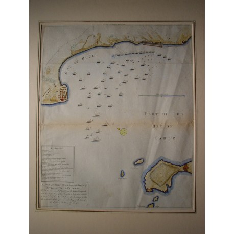 España. Andalucía. «Plano de la Bahia de Cádiz y Rotta»