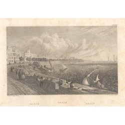 España. Andalucía. Cádiz. «Escena del puerto»