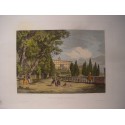 Italia.Tivoli. Villa d´Este. Por el grabador romano Domenico Amici.