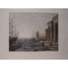 An Italian sea port. After Claude. W.R. Smith (1834)