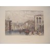 Verona (Italia). Grabado antiguo, 1833.