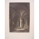 Suiza. The Dungeon of Chillon. Dibujó George Clarkson Stanfield (1828-1876). Grabó Edward F. Finden (1791-1857).