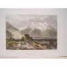 Suiza. Brindelwald. Dibujó J.S. Cooper. Grabó Edward Francis Finden (1791-1857).