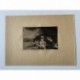 Goya etching. It serves you right (Bien te se está'). Plate 6 from Disasters of War etching series, 1937 edition.
