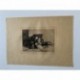 Goya etching. They do not arrive in time ('No llegan a tiempo'). Plate 52 from Disasters of War etching series, 1937 edition.