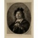 Autorretrato de Gerard Dou. Grabado de Paul Rajon.